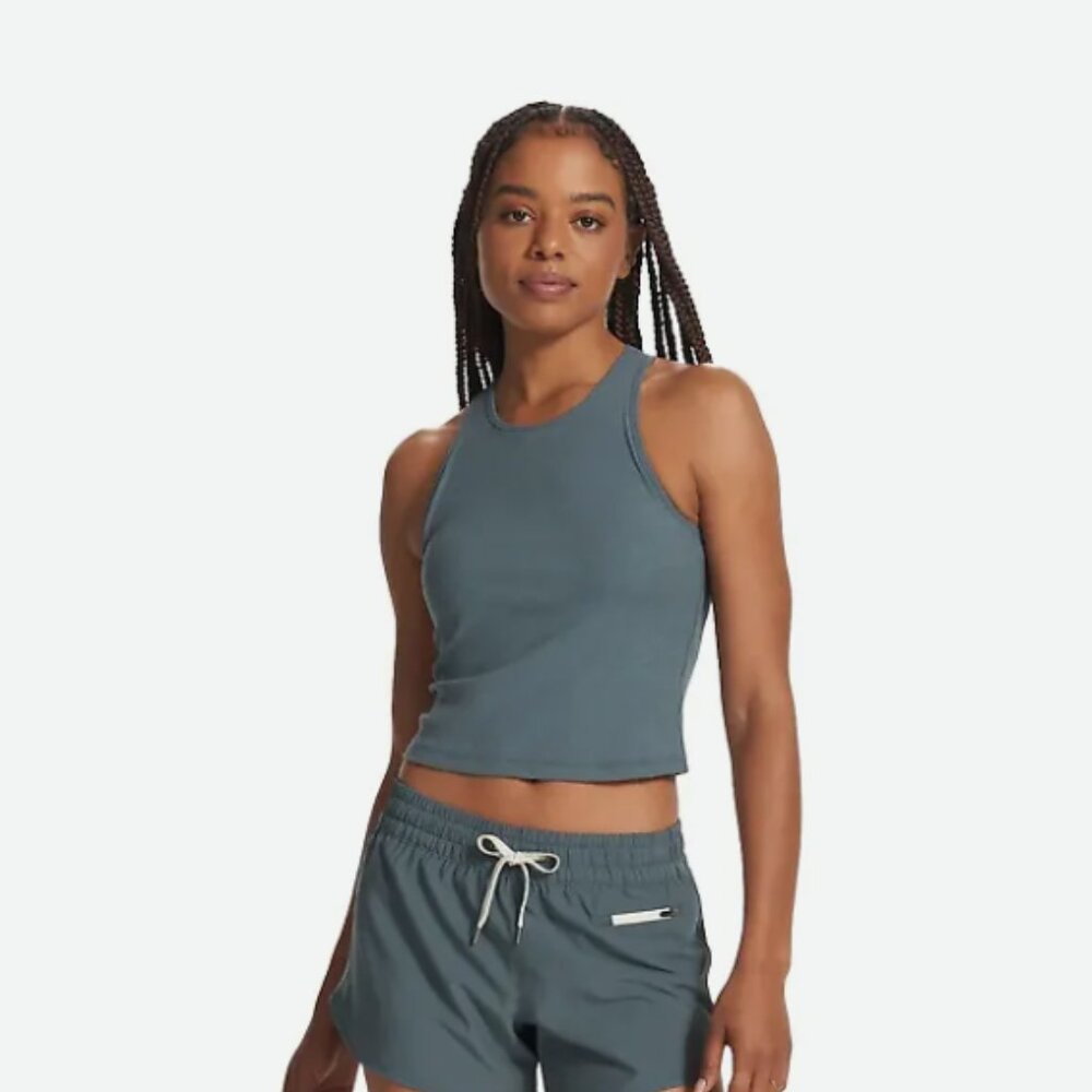 Vuori Pose Plyo Tank - Lake Heather